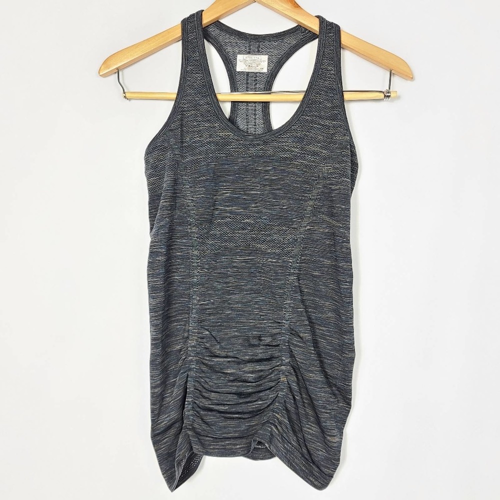 Athleta Fastest Track Gray Racerback Tank XS